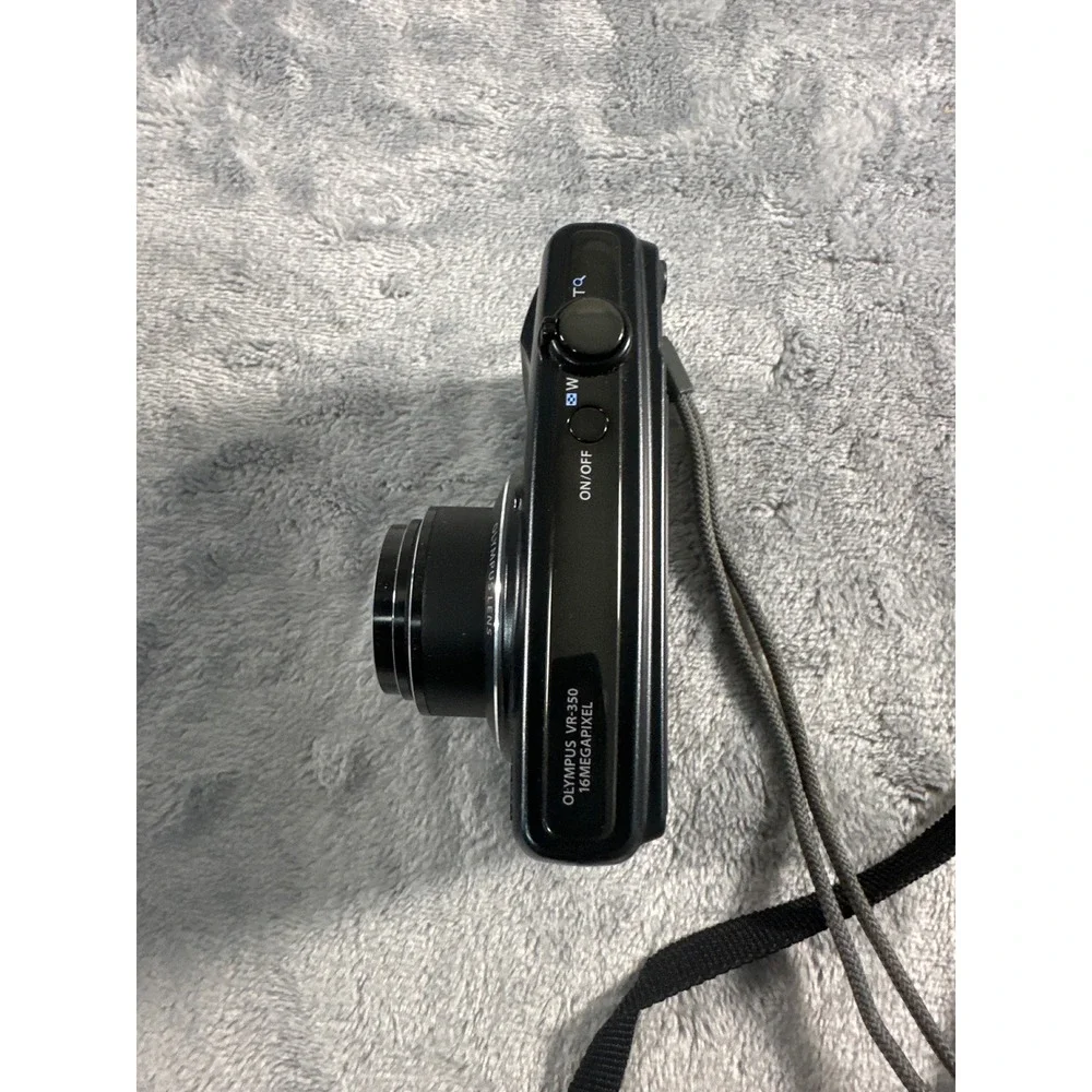 Olympus VR-350 Black 16MP Digital Camera 10x Optical Zoom Bundle with Box Case